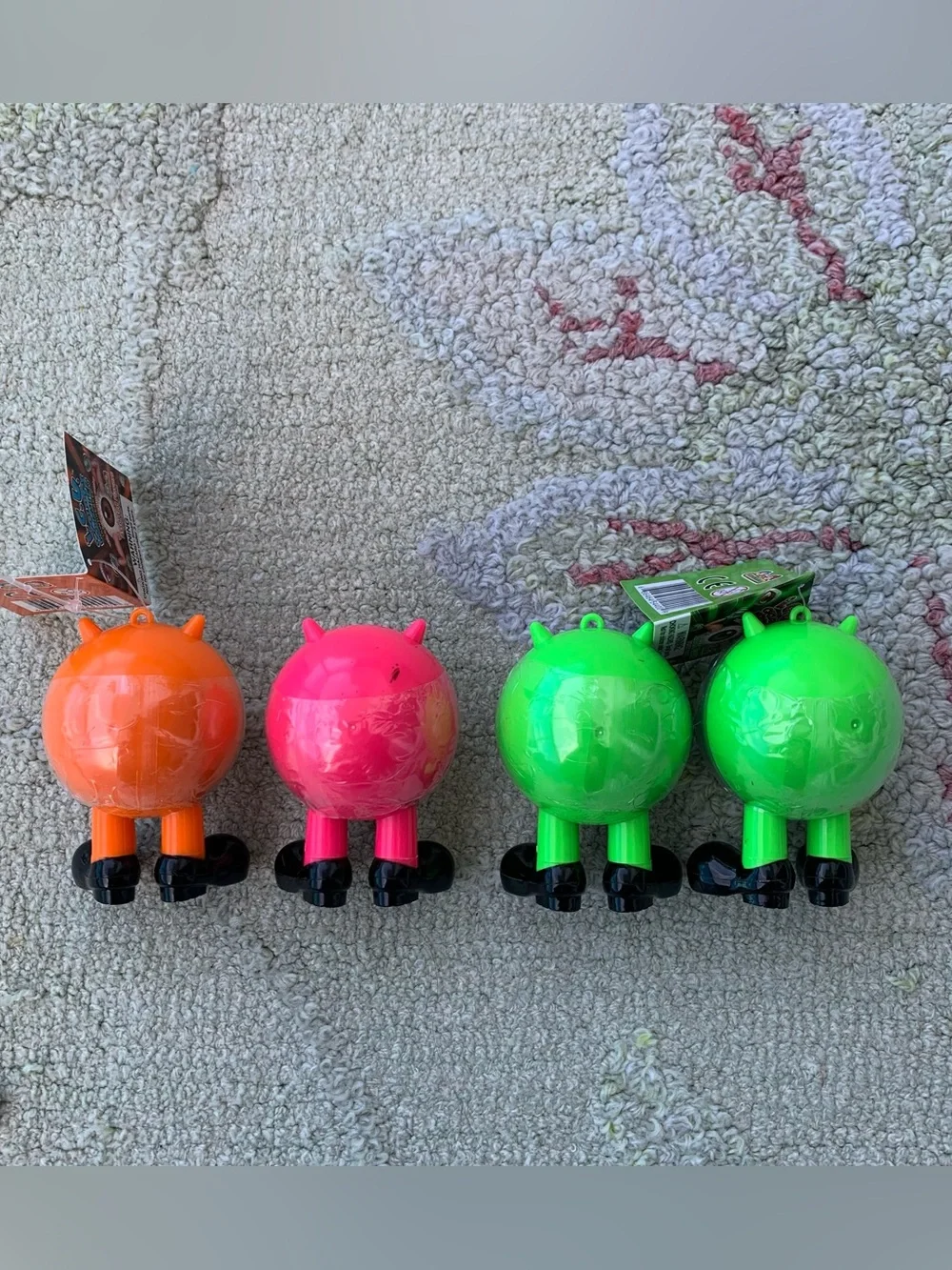 Lot of 4 Kidsmania I.C.U. Cyclops Monster Novelty Jawbreaker Toy Containers